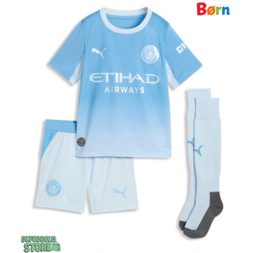 Manchester City Ayyoub Bouaddi #32 Replika Babytøj Hjemmebanesæt Børn 2026-27 Kortærmet (+ Korte bukser)